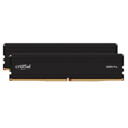 Crucial Pro 16GB (1x16GB) DDR5 UDIMM 5600MHz CL46 Black Heat Spreader Support Intel XMP AMD Ryzen for Desktop PC Gaming Memory