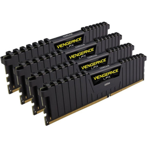 Corsair Vengeance LPX 64GB (4x16GB) DDR4 3000MHz C16 Desktop Gaming Memory Black ~CMK64GX4M4C3000C15