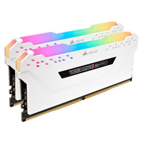 (LS) Corsair Vengeance RGB PRO 16GB (2x8GB) DDR4 2666MHz C16 Desktop Gaming Memory White