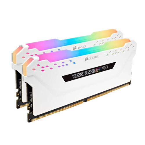 Corsair Vengeance RGB PRO 16GB (2x8GB) DDR4 3200MHz C16 Desktop Gaming Memory White