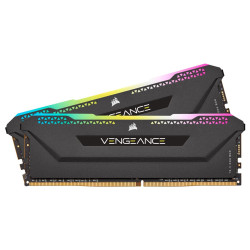 Corsair Vengeance RGB PRO SL 32GB (2x16GB) DDR4 3200Mhz C16 Black Heatspreader Desktop Gaming Memory