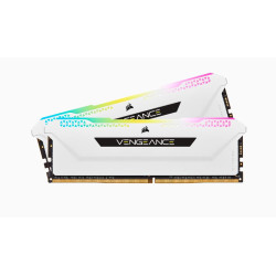 Corsair Vengeance RGB PRO SL 32GB (2x16GB) DDR4 3200Mhz C16 White Heatspreader Desktop Gaming Memory