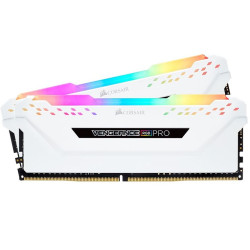 Corsair Vengeance RGB PRO 32GB (2x16GB) DDR4 3200MHz C16 Desktop Gaming Memory White