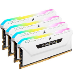 (LS) Corsair Vengeance RGB PRO SL 32GB (4x8GB) DDR4 3200Mhz C16 White Heatspreader Desktop Gaming Memory