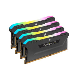 (LS) Corsair Vengeance RGB PRO SL 32GB (4x8GB) DDR4 3200Mhz C16 Black Heatspreader Desktop Gaming Memory