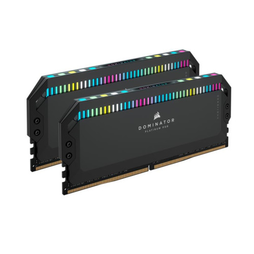 Corsair Dominator Platinum RGB 32GB (2x16GB) DDR5 UDIMM 5600Mhz C36 1.25V Black Desktop PC Gaming Memory