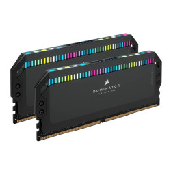 Corsair Dominator Platinum RGB 64GB (4x16GB) DDR5 UDIMM 6600Mhz C32 1.1V Black Desktop PC Gaming Memory