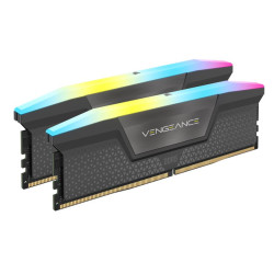 Corsair Vengeance RGB 32GB (2x16GB) DDR5 UDIMM 5200MHz C40 1.25V Desktop Gaming Memory Black Optimized for AMD Expo Ryzen 7000 Series