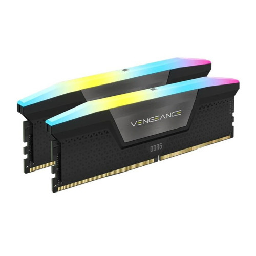 Corsair Vengeance RGB 32GB (2x16GB) DDR5 UDIMM 6000MHz C36 1.4V Desktop Gaming Memory Black