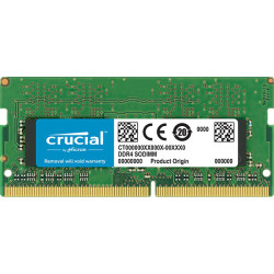 Crucial 16GB (1x16GB) DDR4 SODIMM 2400MHz CL17 Single Stick Notebook Laptop Memory RAM