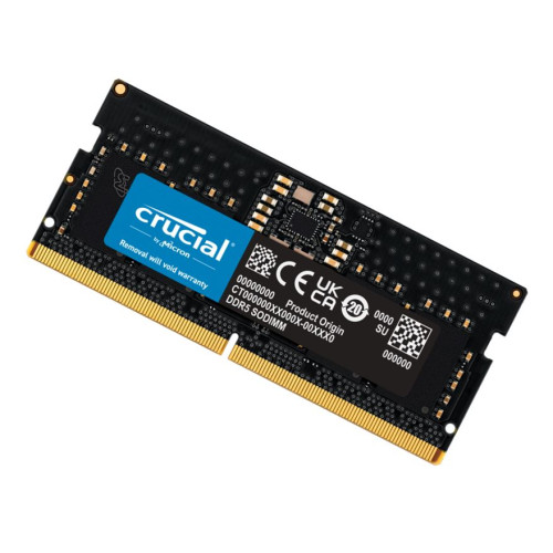 Crucial 16GB (1x16GB) DDR5 SODIMM 4800MHz C40 1.1V Notebook Laptop Memory