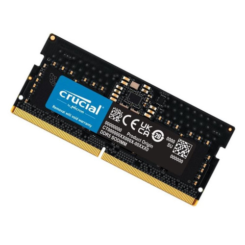 Crucial 16GB (1x16GB) DDR5 SODIMM 5200MHz C42 1.1V Notebook Laptop Memory