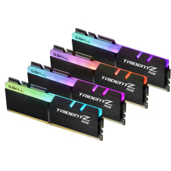 G.SKILL F4-3200C16Q-32GTZR 32GB (4 x 8GB)/ PC4-25600 / DDR4 3200 Mhz/ Timings 16-18-18-38/ Voltage 1.35V/ Trident Z RGB