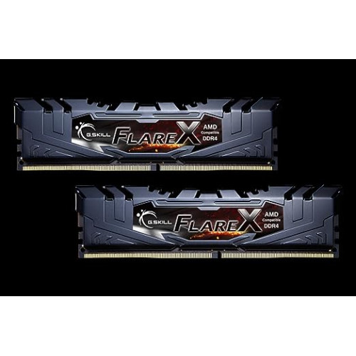 G.SKILL F4-3200C16D-16GFX 16GB (2 x 8GB)/ PC4-25600 / DDR4 3200 Mhz/ Timings 16-18-18-38/ Voltage 1.35V/ Flare X