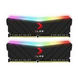 (LS) PNY XLR8 16GB (2x8GB) DDR4 UDIMM 4200Mhz RGB CL19 1.4V Dual Black Heat Spreader Gaming Desktop PC Memory >3600MHz