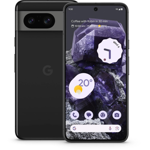 Google Pixel 8 5G 128GB - Obsidian Black (GA04803-AU)*AU STOCK*, 6.2