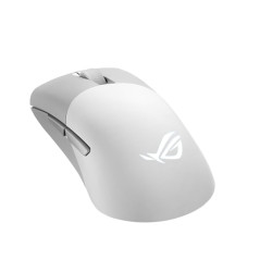 ASUS ROG Keris Wireless AimPoint Wireless RGB Moonlight White Gaming Mouse, 36,000dpi Optical Sensor, Tri-mode Connectivity, ROG SpeedNova, 79g, Swap