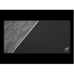 ASUS ROG Sheath Black Extra Large  Gaming Mousepad For Smooth Gliding, 990x440mm, Gaming Optimised Cloth Surface, Non-Slip Rubber Base, Anti-Fray