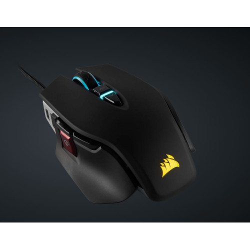 Corsair M65 RGB Ultra Tunable FPS Gaming Wired Mouse Black, CORSAIR MARKSMAN 26,000 DPI Optical Sensor, iCUE Software.