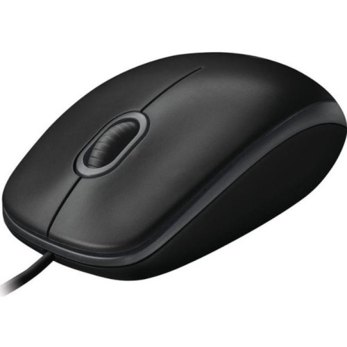 Logitech B100 Optical USB Mouse 800dpi for PC Laptop Mac Tux Full Size Comfort smooth mover 3yr wty