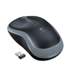 Logitech M185 Wireless Mouse Nano Receiver Grey 1-year battery life Logitech Advanced 2.4 GHz wireless connectivity