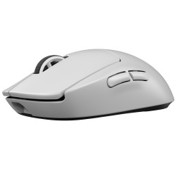 Logitech PRO X SUPERLIGHT 2 LIGHTSPEED Wireless Gaming Mouse  100 – 32,000 dpi  HYBRID OPTICAL X MECHANICAL WHITE