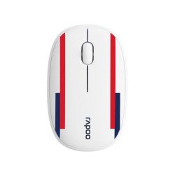 (LS) RAPOO Multi-mode wireless Mouse  Bluetooth 3.0, 4.0 and 2.4G Fashionable and portable, removable cover Silent switche 1300 DPI England - world cu