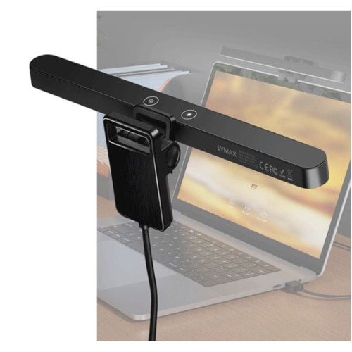 Sansai GL-T133 Laptop Monitor Light Bar 3 kind of color temperature RA80 high color rendering Magnetic rotation structure USB powered 2 touching key