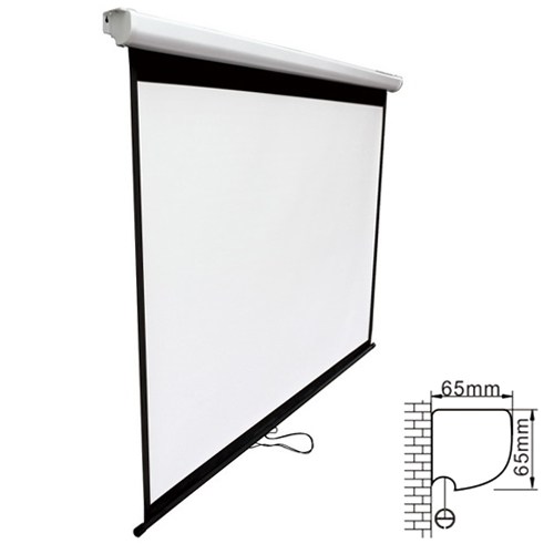 Brateck Projector Standard Auto-lock Manual Projection Screen-108’’ ( 2.40X 1.35M) /(16:9 Ratio)