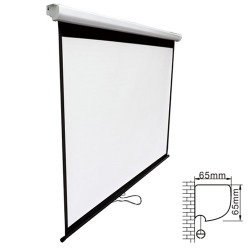 Brateck Projector Standard Auto-lock Manual Projection Screen-86’’(1.72X1.3M) /(4:3 ratio)