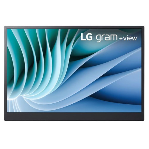 LG Gram +View 16” Portable Monitor WQXGA 2K 2560x1600 16:10 2xUSB-C Auto Rotate Tilt Pivot Power Delivery DisplayPort Anti-Glare Alternate Mode 670g