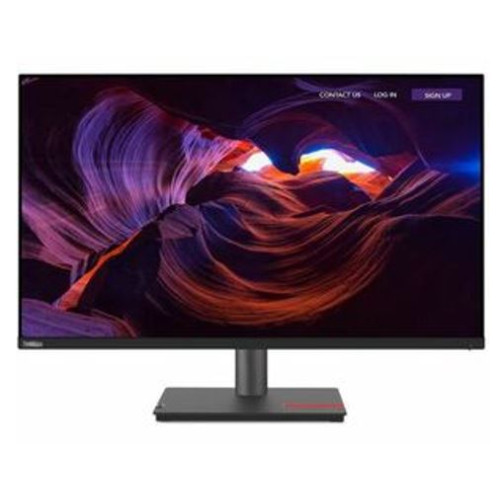 Lenovo ThinkVision P32p-30 31.5 UHD Monitor 4K 3840x2160 16:9 Height Adjustable Tilt Swivel Pivot DP HDMI Thunderbolt 4 LAN 3xUSB3.2 Hub 3yr