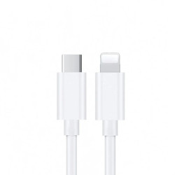 USP Lightning to USB-C Cable (1M) White - Safe  Fast, 2.4A Fast Charging, Premium Quality, Samsung Galaxy, Apple iPhone, iPad, MacBook