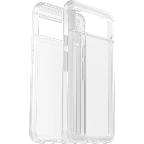 OtterBox Symmetry Clear Google Pixel 8 Case Clear - (77-94207), DROP+ 3X Military Standard, Raised Edges, Ultra-Sleek, Reinforced Corners