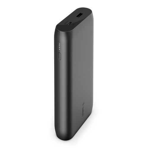 Belkin BoostCharge Power Bank 20K (Dual-Port) - Black (BPB002btBK), 1xUSB-C PD (30W), 1xUSB-A (12W),15cm USB-C to USB-C Cable, Laptop Power Bank,2YR