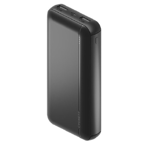 Cygnett Power and Protect 20K Power Bank - Black (CY4034PBCHE), 1x USB-C(15W), 2x USB-A (12W), Total Output 15W Max, Digital Display, Charge 3 Devices