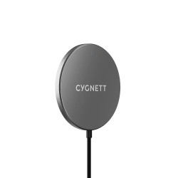 Cygnett MagCharge Magnetic Wireless Charging Cable (1.2M) - Black (CY4417CYMCC), MagSafe  Qi Compatible, Up to 15W Fast Charge, Perfect Align