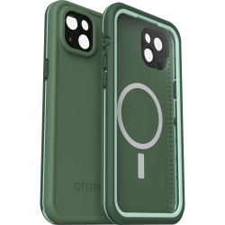 OtterBox FRE Magsafe Apple iPhone 14 Plus Case Green - (77-90170), DROP+ 5X Military Standard, 2M WaterProof,Built-In Screen Protector,360° Protection