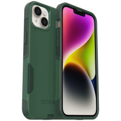 OtterBox Commuter Apple iPhone 14 Plus Case Trees Company (Green) - (77-88417), Antimicrobial, DROP+ 3X Military Standard, Dual-Layer, Raised Edge