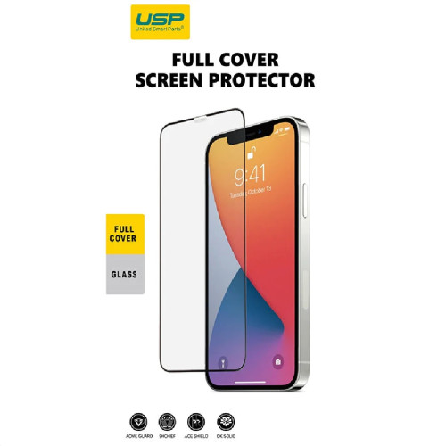 USP Apple iPhone 11 Pro / iPhone X / iPhone XS Tempered Glass Screen Protector : Full Coverage, 9H Hardness, Bubble-free, Anti-fingerprint