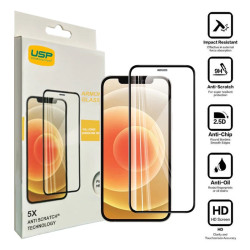 EOL USP Apple iPhone 8 / iPhone 7 Armor Glass Full Cover Screen Protector - White, 5X Anti Scratch Technology