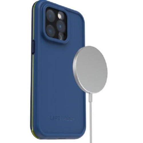 LifeProof FRE Magsafe Apple iPhone 13 Pro Case Onward Blue-(77-83673), WaterProof, 2M DropProof, 360° Protection Built-In Screen-Protector, DirtProof