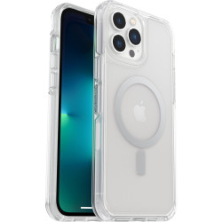 OtterBox Symmetry+ Clear MagSafe Apple iPhone 13 Pro Max / iPhone 12 Pro Max Case Clear - (77-83662), Antimicrobial, DROP+ 3X Military Standard