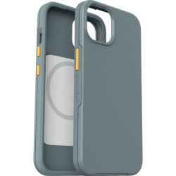 LifeProof SEE Magsafe Apple iPhone 13 Case Anchors Away (Teal Grey/Orange) - (77-85691), 2M DropProof, Ultra-thin, One-Piece Design, Screenless front