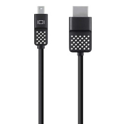 Belkin Mini DisplayPort to HDMI Cable, 4k (5-in) - Black (F2CD080bt06), Simple Plug  Play Connectivity, Up to 4K@30Hz Resolution Support, 2YR