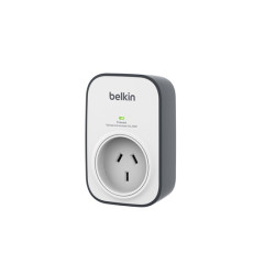 Belkin BSV102 1 Outlet Wall Mount Surge Protector, Overcurrent Protection, Secure, Portable Wall-Mountable Design, CEW $15,000,2YR