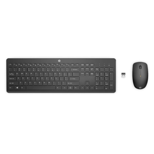 HP 230 Wireless Keyboard  Mouse Combo 12 function keys chiclet comfortable low noise 1600DPI Mouse Light Weight Long Battery Life ~16mths