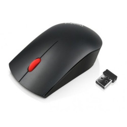 LENOVO Essentials Compact Wireless Mouse - 2.4 GHz Wireless via Nano USB, 1000 DPI, Optical sensor, Supported PC with USB port