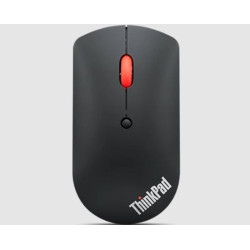 LENOVO ThinkPad Bluetooth Silent Mouse - Dual-Host Bluetooth 5.0 to Switch Between 2 Devices,DPI Adjustment: 2400, 1600, 800, 1YR Battery Life