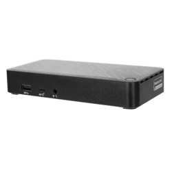 Targus Universal USB-C Dual Video 4K Docking Station with 65W Power Delivery Support 1x5K or 2x4K UHD@60Hz 2xDP USB-C 3xUSB-A GLAN Audio Combo